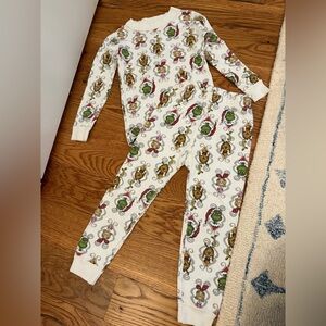 Hanna Andersson Dr. Seuss The Grinch Christmas Pajamas size 100cm / 4